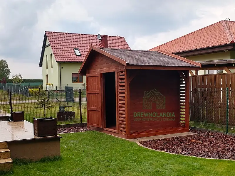 Domek gospodarczy z drewna Bonifacy - 3x2,5m