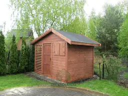 Domek gospodarczy z drewna Bonifacy - 3x2,5m  - zdjęcie 61