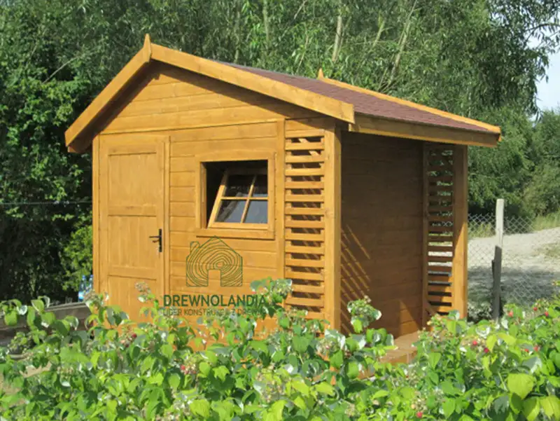 Domek gospodarczy z drewna Bonifacy - 3x2,5m