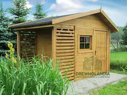 Domek gospodarczy z drewna Bonifacy - 3x2,5m  - zdjęcie 1