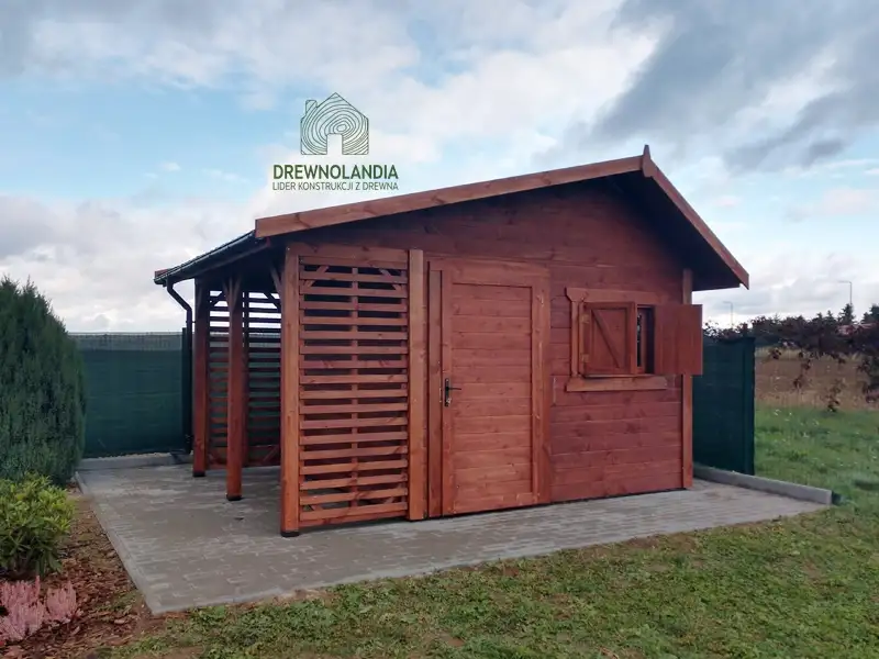 Domek gospodarczy z drewna Bonifacy - 3x2,5m