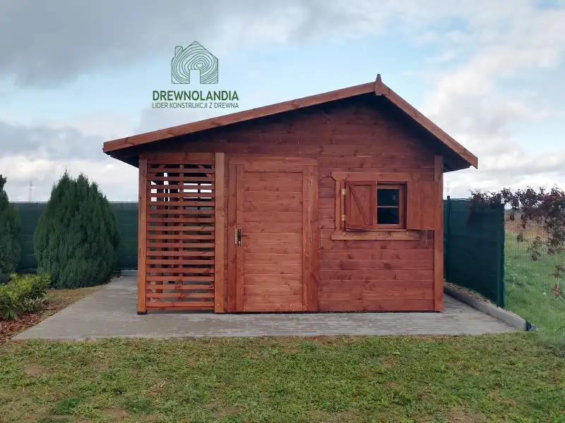 Domek gospodarczy z drewna Bonifacy - 3x2,5m
