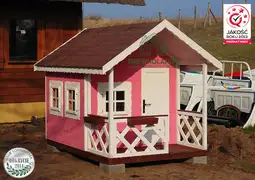 Drewniany Domek Dla Dzieci Kitty III - 2,8x2m - zdjęcie 18