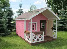 Drewniany Domek Dla Dzieci Kitty III - 2,8x2m - zdjęcie 23