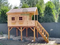 Drewniany Domek Dla Dzieci Kitty III - 2,8x2m - zdjęcie 26