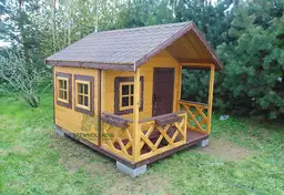 Drewniany Domek Dla Dzieci Kitty III - 2,8x2m - zdjęcie 31