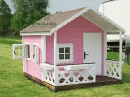 Drewniany Domek Dla Dzieci Kitty III - 2,8x2m - zdjęcie 33