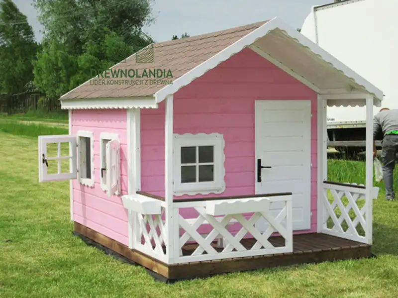 Drewniany Domek Dla Dzieci Kitty III - 2,8x2m
