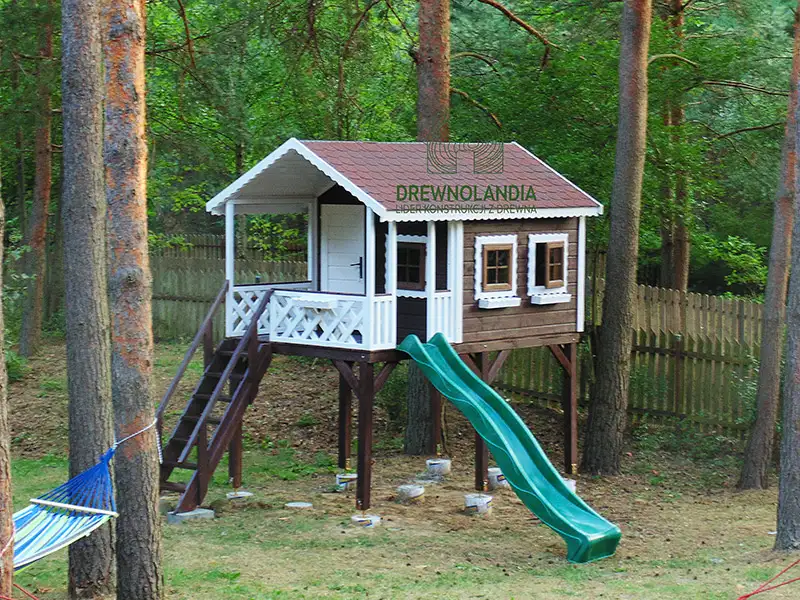 Drewniany Domek Dla Dzieci Kitty III - 2,8x2m