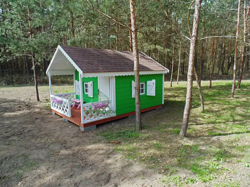 Drewniany Domek Dla Dzieci Kitty III - 2,8x2m