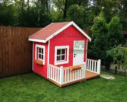 Domek do ogrodu z drewna Dla Dzieci Gucio - 2,3x2m  - zdjęcie 1