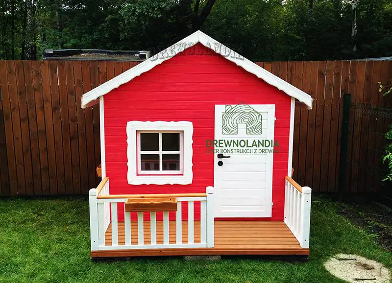 Domek do ogrodu z drewna Dla Dzieci Gucio - 2,3x2m 