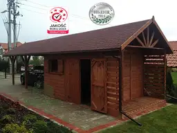 Wiata samochodowa Oliwia 11x3 – Kompaktowa ochrona z miejscem na przechowywanie - zdjęcie 3