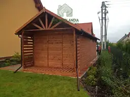 Wiata samochodowa Oliwia 11x3 – Kompaktowa ochrona z miejscem na przechowywanie - zdjęcie 5