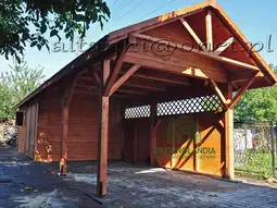 Wiata samochodowa Oliwia 11x3 – Kompaktowa ochrona z miejscem na przechowywanie - zdjęcie 1