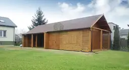 Wiata samochodowa Oliwia Bis - 9x3,5m + zadaszenie przednie - 6x1,5m – Wielofunkcyjna przestrzeń dla dwóch aut  - zdjęcie 22