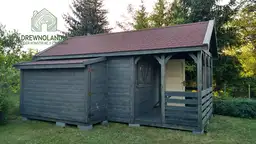 Domek  Aleksander - 6x4m, domek z drewna  - zdjęcie 14