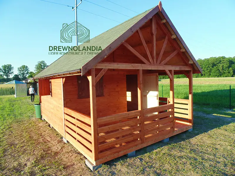 Domek  Aleksander - 6x4m, domek z drewna 