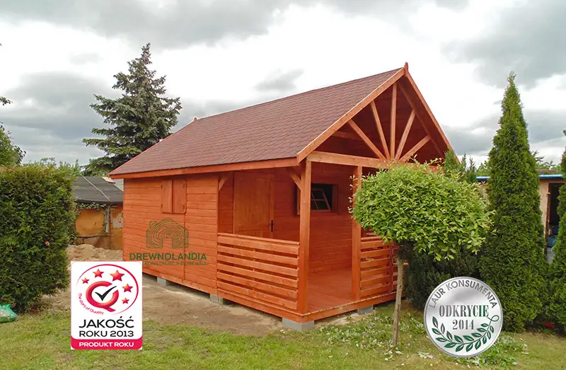 Domek  Aleksander - 6x4m, domek z drewna 