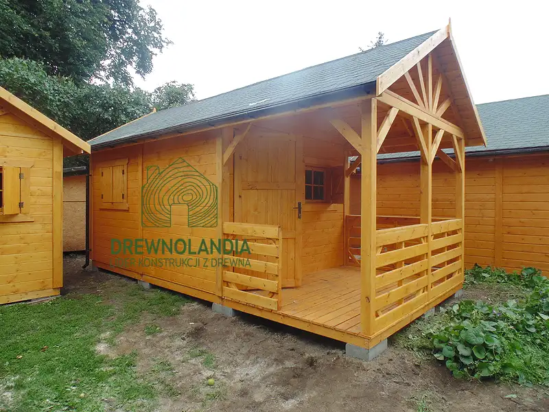 Domek  Aleksander - 6x4m, domek z drewna 