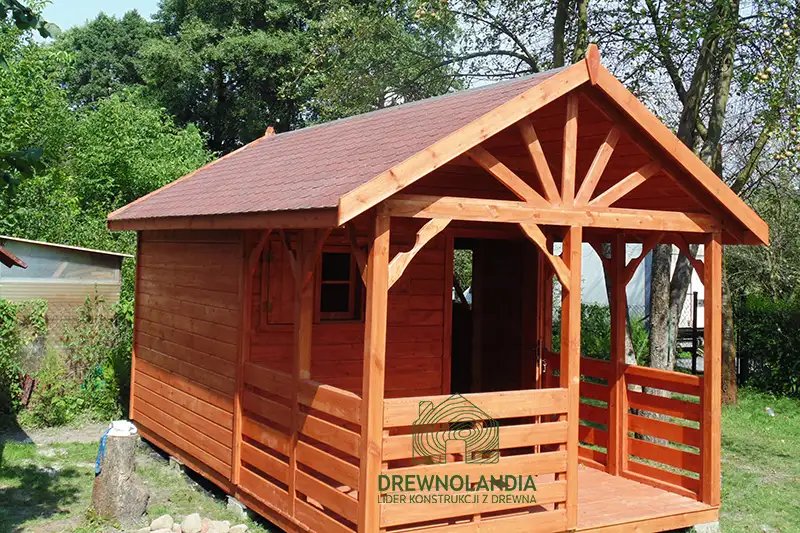 Domek  Aleksander - 6x4m, domek z drewna 