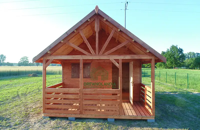 Domek  Aleksander - 6x4m, domek z drewna 