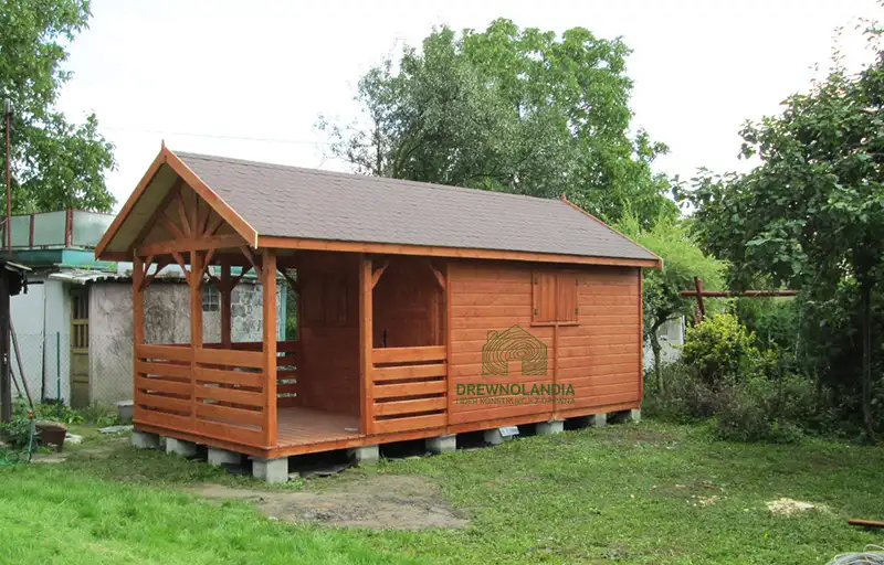 Domek  Aleksander - 6x4m, domek z drewna 