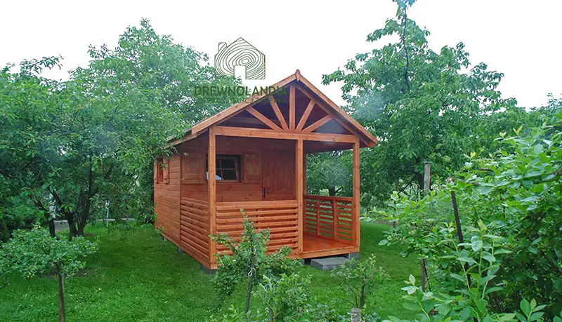 Domek  Aleksander - 6x4m, domek z drewna 