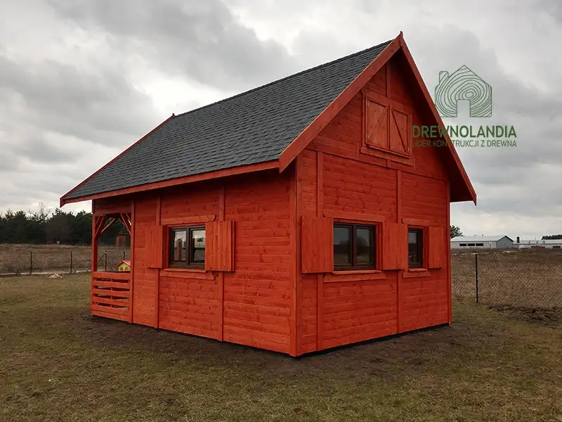 Domek z poddaszem Olaf - 7x5m