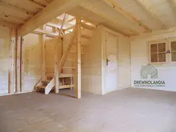 Domek z poddaszem Olaf - 7x5m  - zdjęcie 13