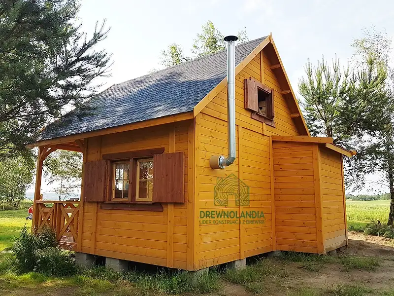 Drewniany domek Wiktor II - 5x5m  
