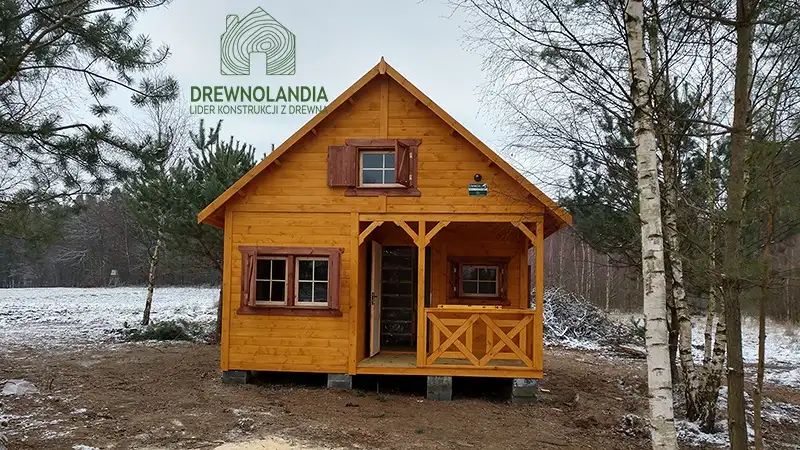 Drewniany domek Wiktor II - 5x5m  