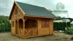 Drewniany domek Wiktor II - 5x5m   - zdjęcie 53