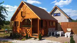 Drewniany domek Wiktor II - 5x5m   - zdjęcie 55