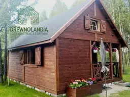 Drewniany domek Wiktor II - 5x5m   - zdjęcie 63