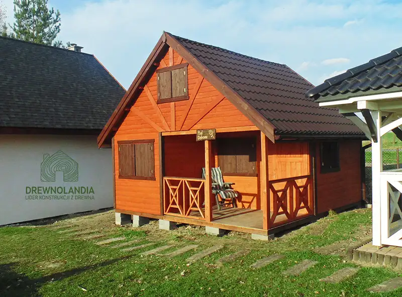 Drewniany domek Wiktor II - 5x5m  