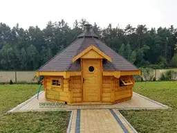 Drewniany Domek Grillowy Jan - 4,8m  - zdjęcie 10