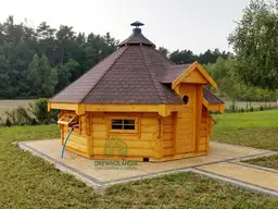 Drewniany Domek Grillowy Jan - 4,8m  - zdjęcie 12