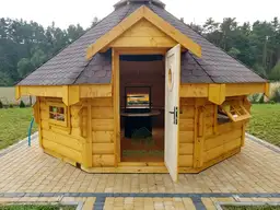 Drewniany Domek Grillowy Jan - 4,8m  - zdjęcie 13