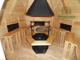 Drewniany Domek Grillowy Jan - 4,8m  - zdjęcie 22