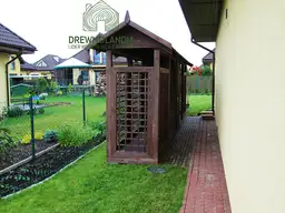 Drewutnia Dagmara - 7x1m, z magazynkiem narzędziowym  - zdjęcie 1