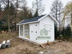 Wiata Wiktoria - 6x2m, drewutnia  - zdjęcie 5