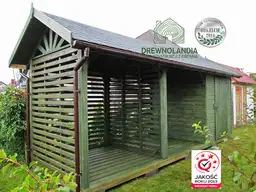 Wiata Wiktoria - 6x2m, drewutnia  - zdjęcie 22