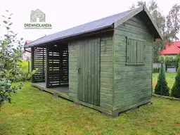 Wiata Wiktoria - 6x2m, drewutnia  - zdjęcie 23