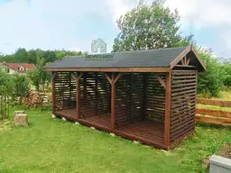 Wiata Wiktoria - 6x2m, drewutnia  - zdjęcie 34