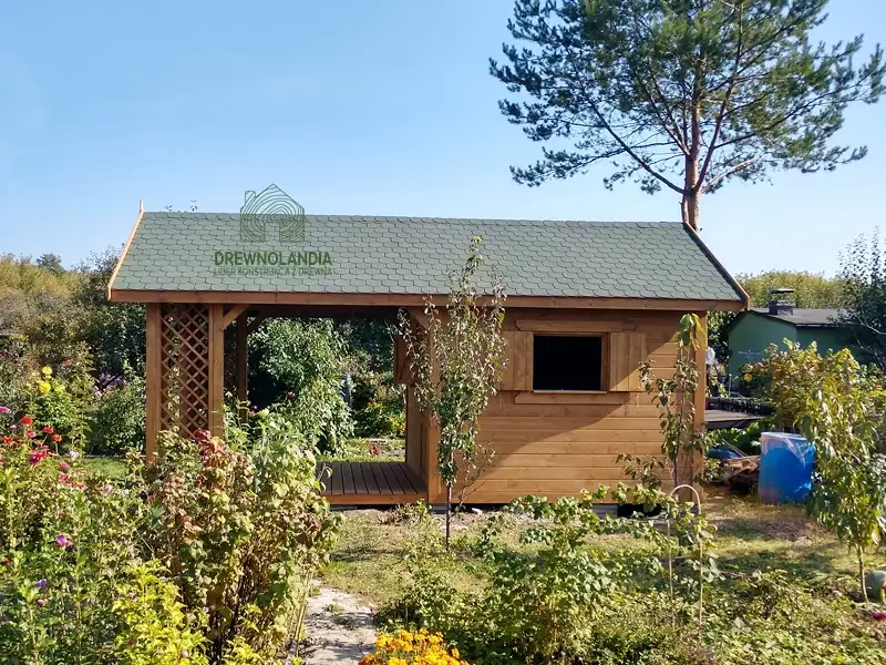 Domek z drewna Adrian - 6x3m