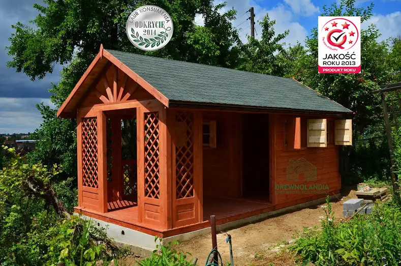 Domek z drewna Adrian - 6x3m