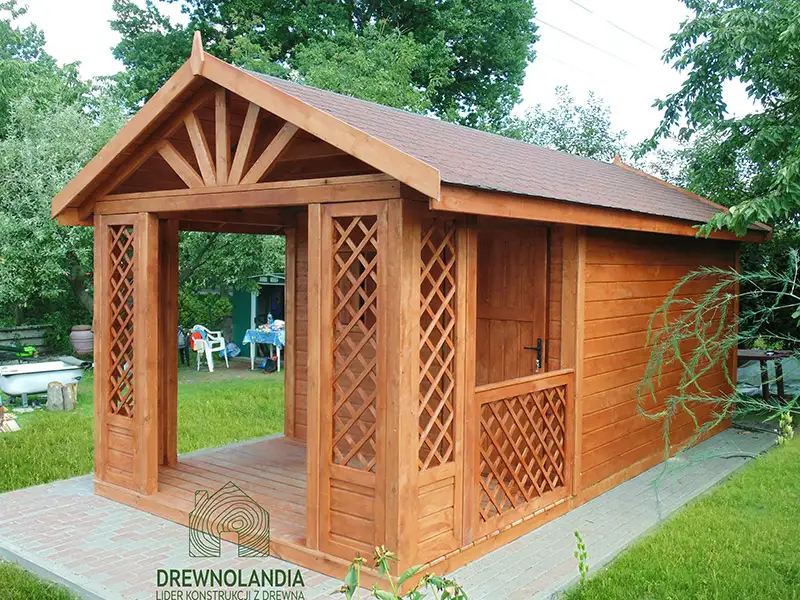 Domek z drewna Adrian - 6x3m