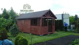 Domek z drewna Adrian - 6x3m - zdjęcie 25