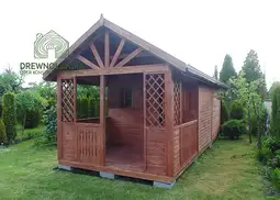 Domek z drewna Adrian - 6x3m - zdjęcie 26